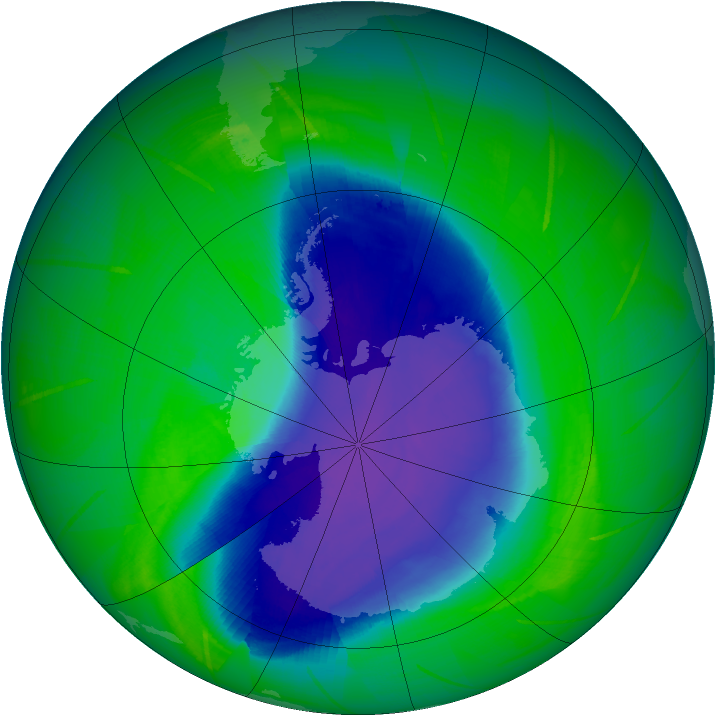 Ozone Map 2009-11-05